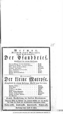 Der kleine Matrose