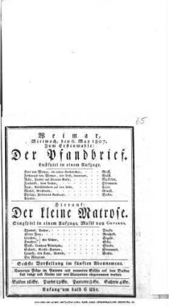 Der kleine Matrose