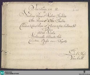 Symphonies - Don Mus.Ms. 1989 : A; BryVa A9
