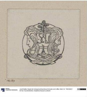 Signet der Verlagsbuchhandlung Schuster und Löffler