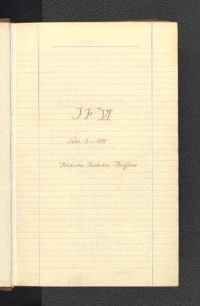 JFVI, Politische Geschichte, F. Deutschland, Preussen: Realkatalog der Stadtbibliothek zu Hamburg