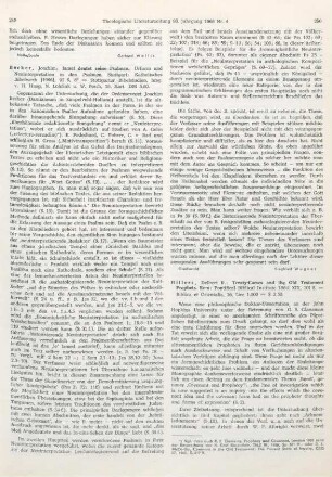 249-250 [Rezension] Becker, Joachim, Israel deutet seine Psalmen