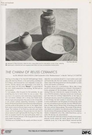 The charm of Reuss ceramics