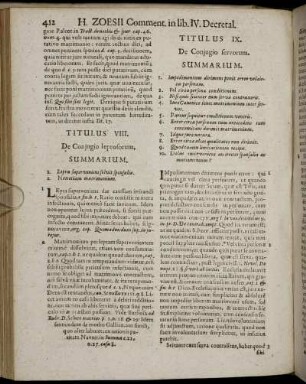 Titulus VIII. [ - ] Titulus XIV.