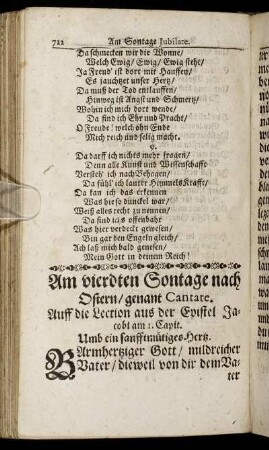 Am vierdten Sontag nach Ostern/ genant Cantate.