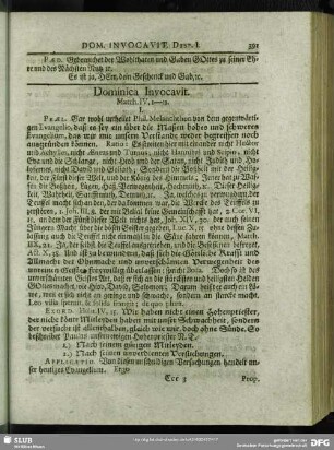 Dominica Invocavit. Matth. IV, 1 - 11.