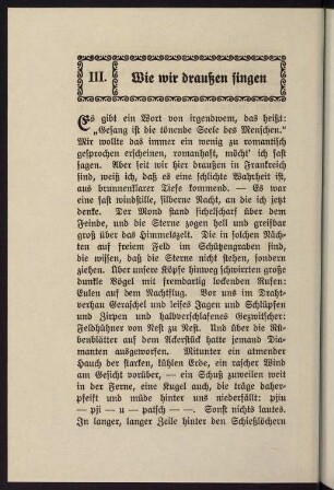 20-33, III. Wie wir draußen singen