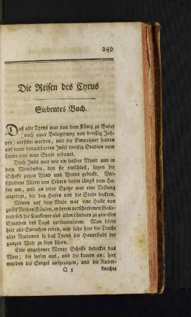 Siebentes Buch.