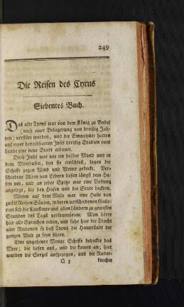 Siebentes Buch.