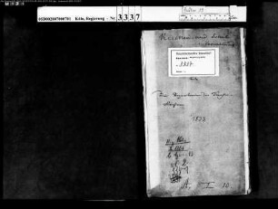 Die Repertorien der Kirchenarchive. Generalia