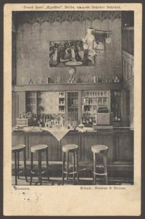 Ansichtskarte Bar Hotel Excelsior, Stresemannstraße 78 [2/2]