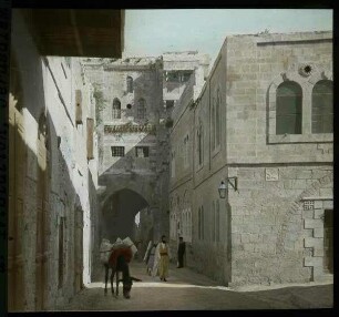 Haus des reichen Mannes u. IV. Station, Jerusalem