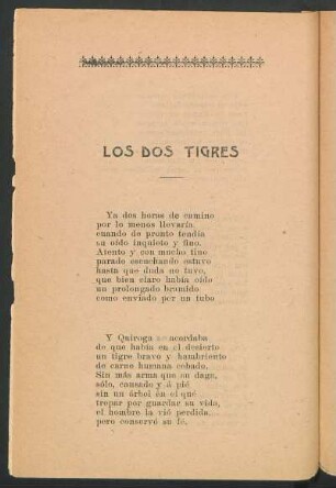 Los dos tigres