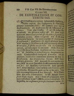 Caput VII. De Existimatione Et Contemtu Sui.
