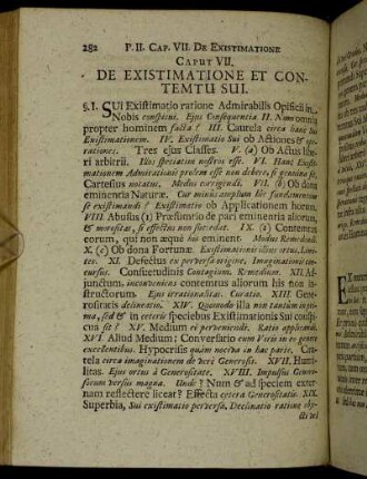 Caput VII. De Existimatione Et Contemtu Sui.