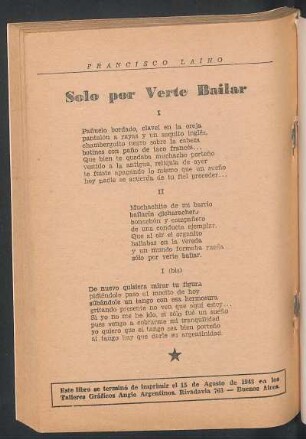 Solo por verte bailar