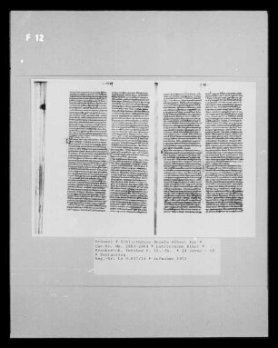 Lateinische Bibel — Textseiten, Folio 14 verso - 15
