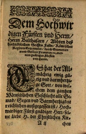 Das Leben und Leiden des Heil. Erzbischofs und Martyrers S. Bonifacii in Fulda