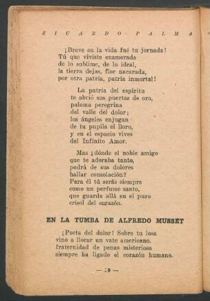 En la tumba de Alfredo Musset