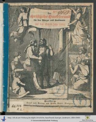Der Christliche Hausfreund für den Bürger und Landmann: ... auf das Schalt-Jahr 1864