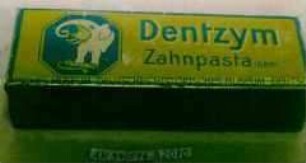 Blechdose für "Dentzym Zahnpasta (D.R.P.)"