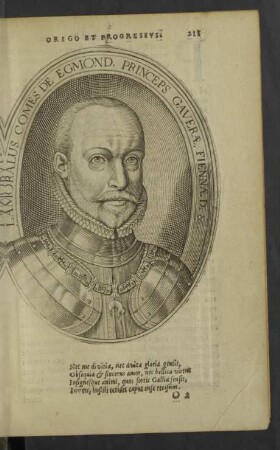 Lamoralus Comes de Egmond, Princeps Gaverae.