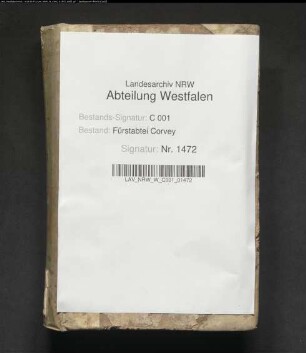 Register des Corveyschen Archivs