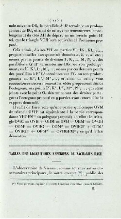 Tables des logarithmes népériens de zacharius dase.