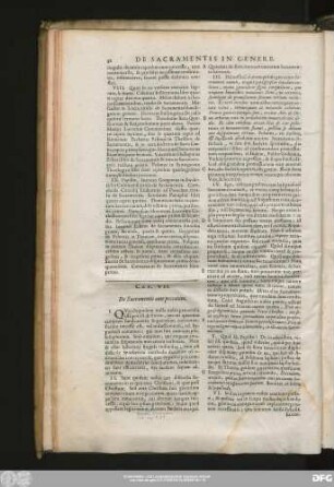 Cap. VII. De Sacramentis ante peccatum.