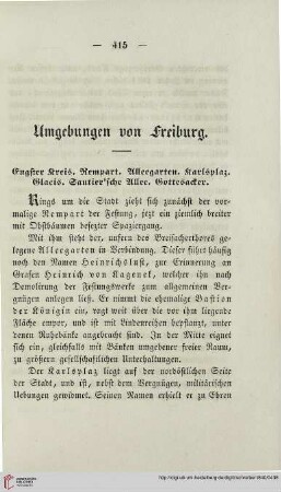 Umgebung von Freiburg