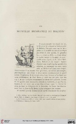 2. Pér. 19.1879: Une nouvelle biographie de Holbein