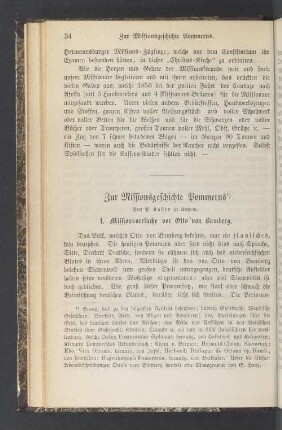 Zur Missionsgeschichte Pommerns
