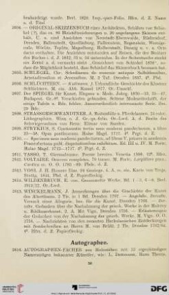 Autographen (Nr. 2616-2638)