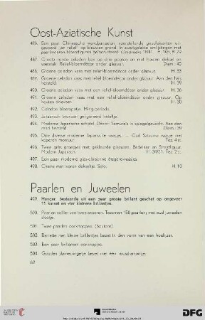 Paarlen en juweelen (Nr. 499-508)