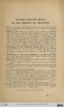 [Katalog A - Z] (Nr. 1 - 915)