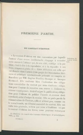 Du contrat d'édition
