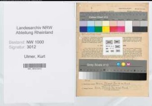 Entnazifizierung Kurt Ulmer, geb. 12.07.1907 (Verw.Angest.)