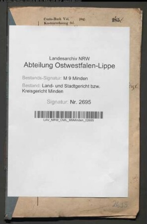 Erblasser: Vogt, Johann; Erblasser: Vogt, Louise, geb. Blase:
