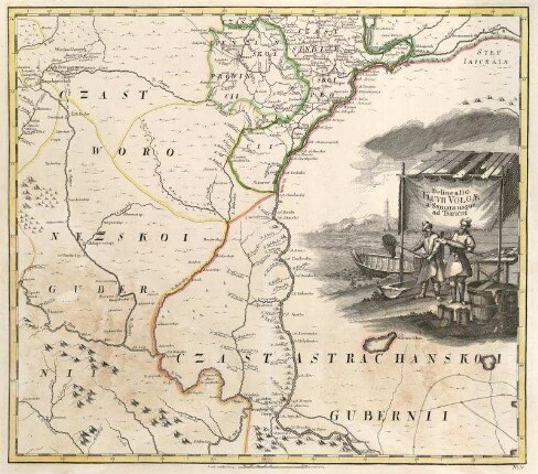 No. 10. Delineatio Fluvii Volgae a Samara usque ad Tsaricin