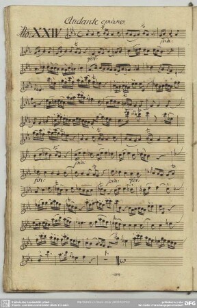 24. Anonymus, Andante, f-Moll