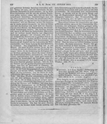 Voß, J. H.: Zeitmessung der deutschen Sprache. Ausg. 2. Hrsg. v. A. Voss. Königsberg: Universitätsbuchhandlung 1831