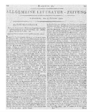 Schneider, J. G.: Historia Amphibiorum naturalis et literariae. etc. (Beschluß der im vorigen Stück abgebrochenen Recension)