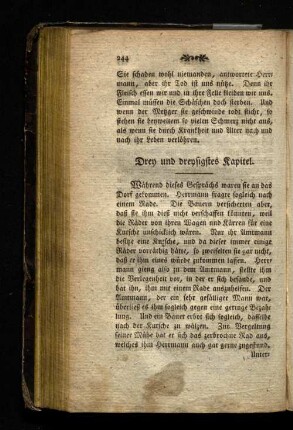 Drey und dreysigstes Kapitel.