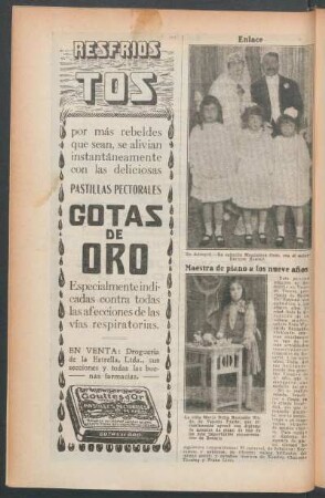 Maestra de piano a los nueve años