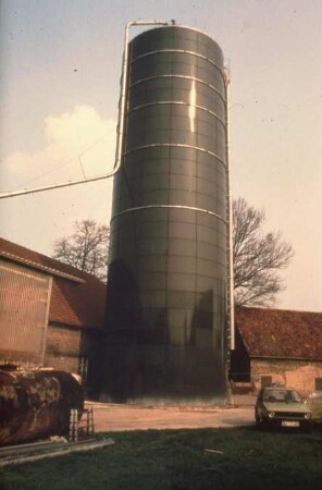 Fotografie: Lagertechnik, Silo, Hochsilo, Hochbehälter gasdicht