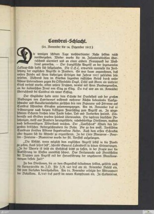 Cambrai-Schlacht