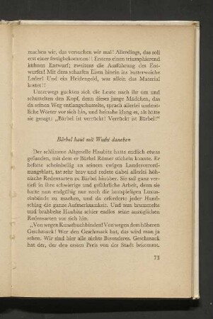 Bärbel haut mit Wucht daneben