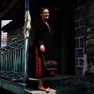 Metsovo. Frau in Tracht