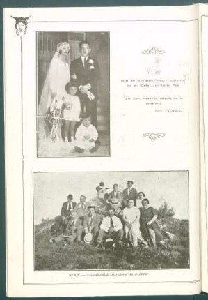 Vigo - [Retrato de] Boda del formidable forward internacional del "Celta", don Ramón Polo