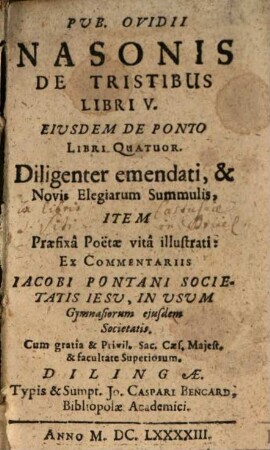 De tristibus libri quinque